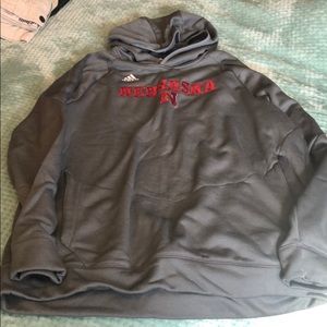 Men’s XXL adidas Nebraska hoodie